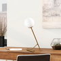 Opviq Golf - 5023 Lámpara de mesa Vintage y Blanco